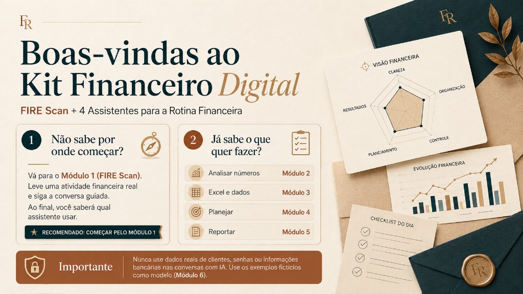 Boas-vindas ao Kit Financeiro Digital no Hub